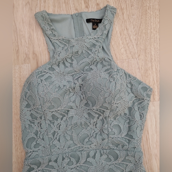 City Studio cocktail cutout sparkly evening dress - Picture 3 of 6